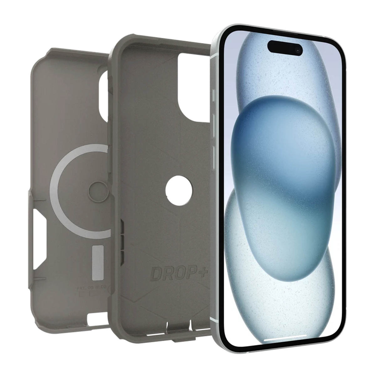 iPhone 17e/16e/15/14/13 Otterbox Commuter w/MagSafe Series Case - Grey Comfort