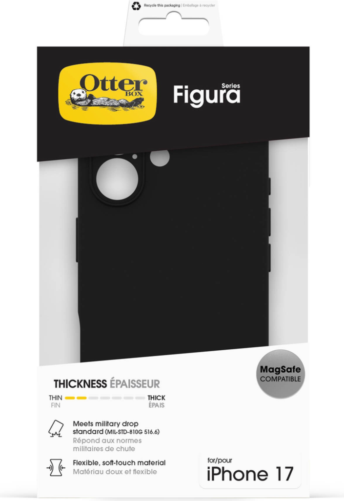 OtterBox 77000608 Étui Figura Noir pour iPhone 17