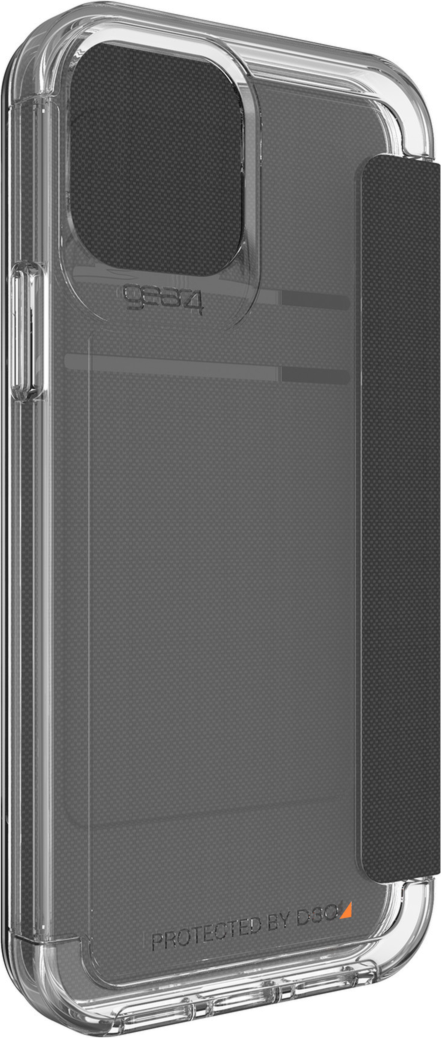 Gear4 étui portefeuille en D3O Wembley-iPhone 12/12 Pro, transparent