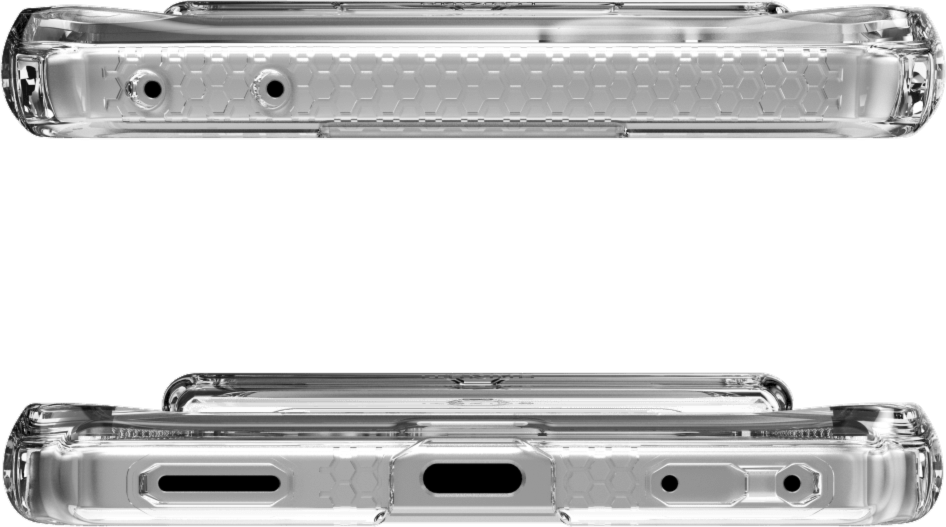 ITSKINS - Hybrid_R Hinge Clear w/Magnets Case for Samsung Galaxy Z Flip8