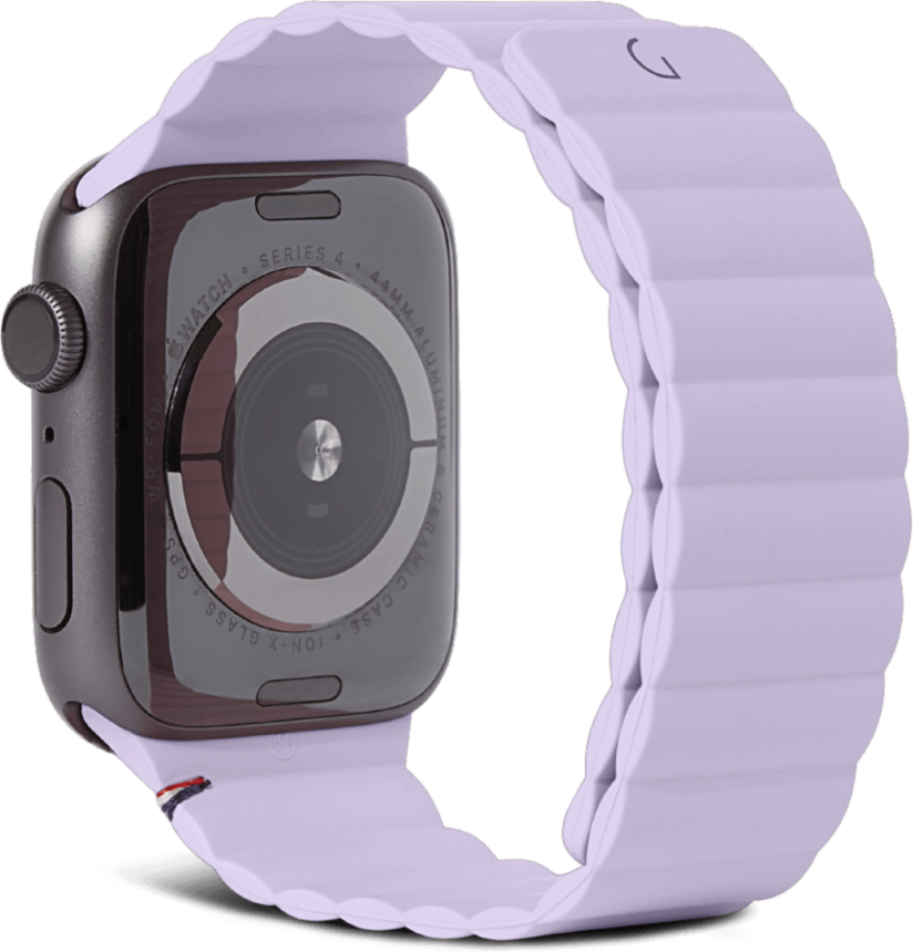 Decoded - Apple Watch 38/40/41mm Silicone Magnetic Traction Strap - Lavender