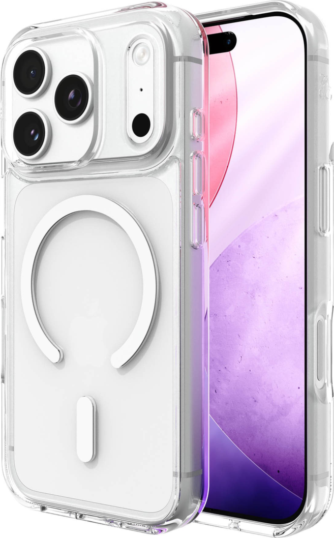 iPhone 17 Pro ZAGG Graphene Crystal Palace Lite Snap Case - Clear