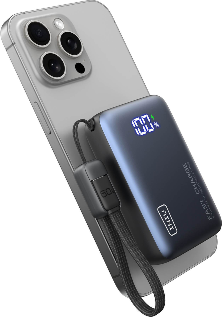 INIU POCKET PRO banque d’alimentation 10 000 mAh 45 W - NOIR