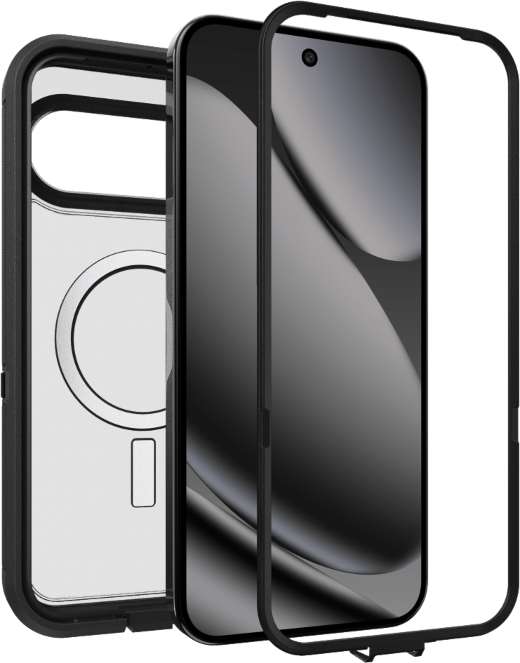 OtterBox 7798266 Étui Defender Pro XT Clear avec Magnets Dark Side pour Google Pixel 10 Pro XL