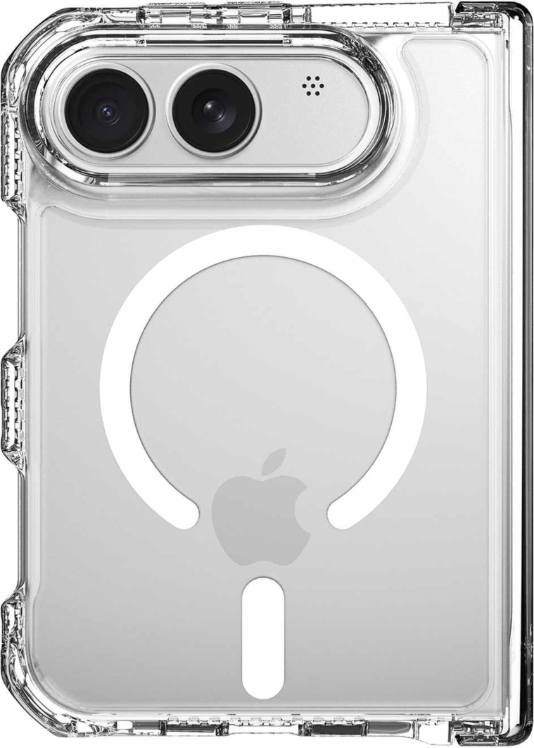 ITSKINS - Hybrid_R Hinge MagSafe Clear Case for iPhone Duo