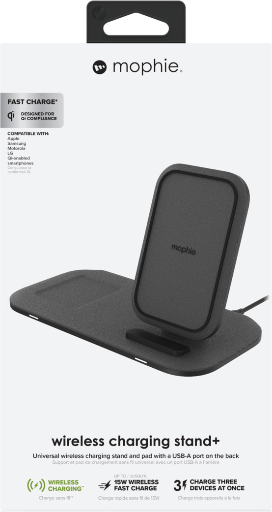 Mophie - Universal Wireless Charge Pad w/stand