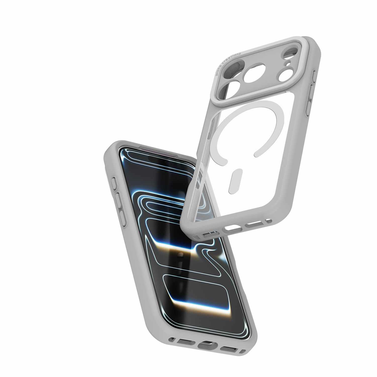Avana - Macaron MagSafe Case Grey for iPhone 18 Pro/17 Pro