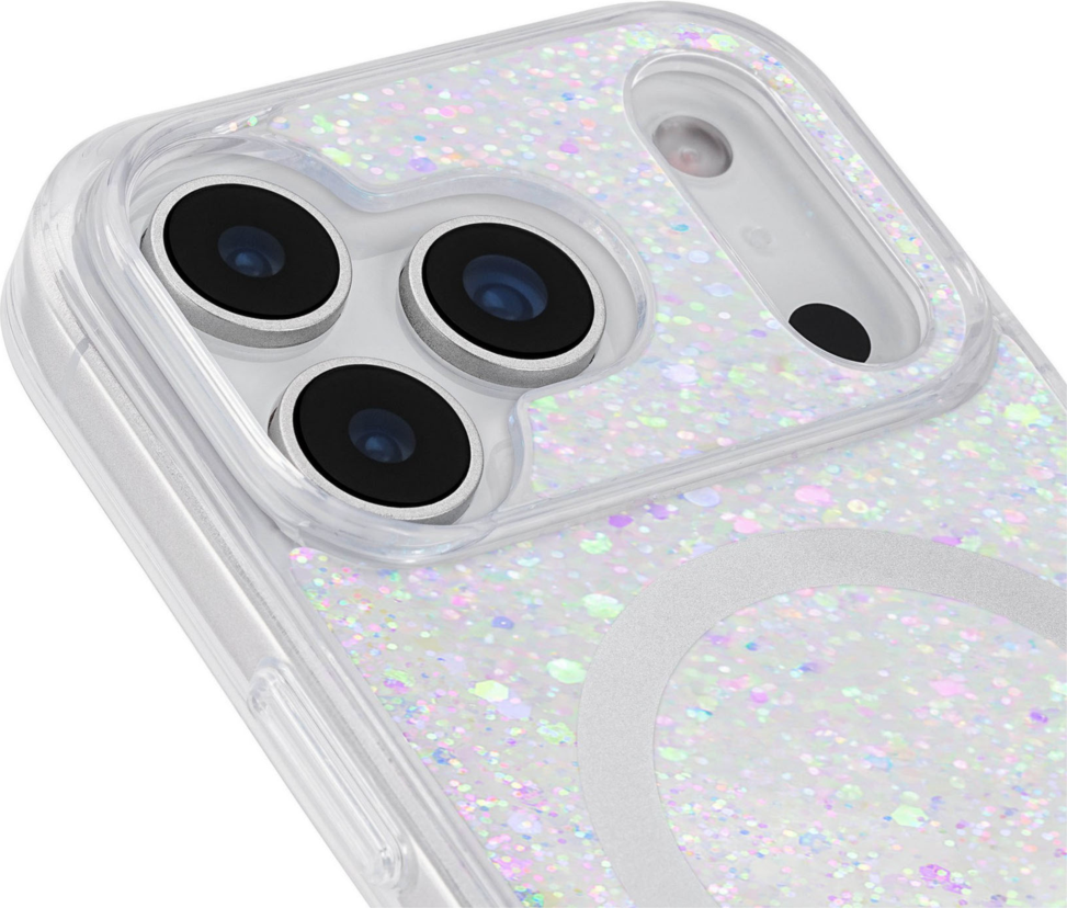 Kate Spade - Protective MagSafe Case Chunky Glitter Iridescent for iPhone 17 Pro