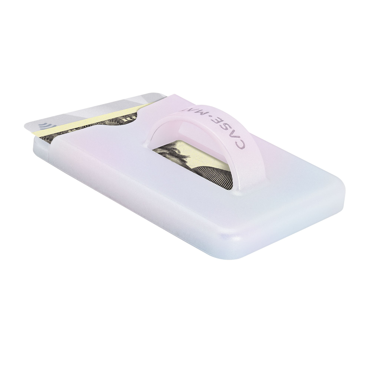 This Case-Mate magnetic wallet provides a secure hold with its built-in loop grip while also holding cards and cash.