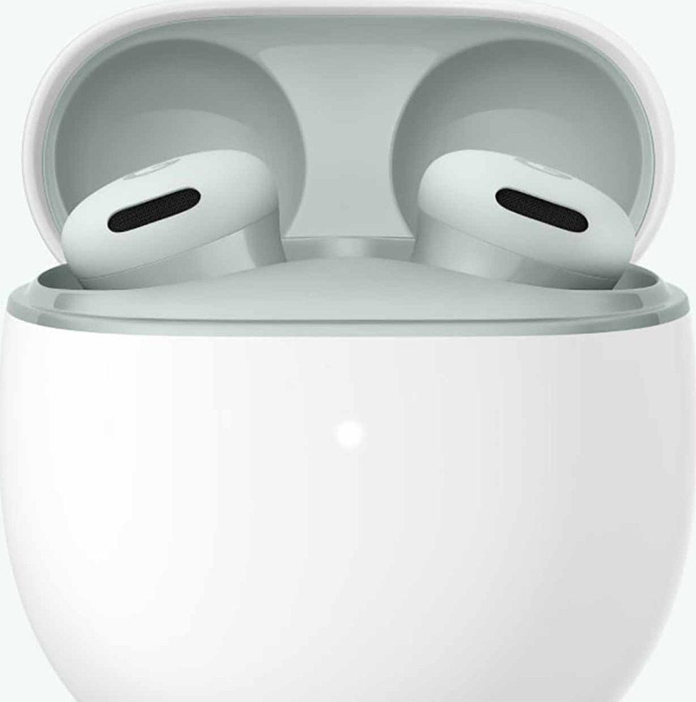 Google - Pixel Buds A 2nd Gen Fog with Active Noise Cancellation