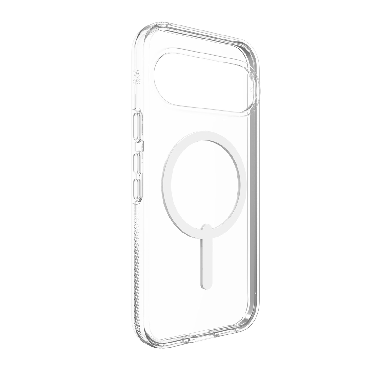 Strengthened with Graphene, ZAGG's Crystal Palace Snap series case combines a slim, crystal-clear profile with up to 13 ft drop protection and strong built-in magnets for magnetic accessories.