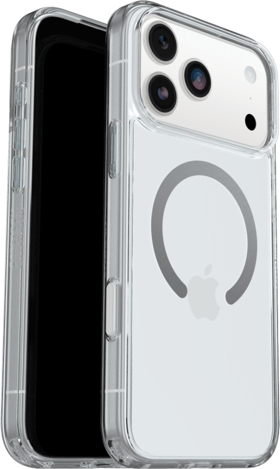 OtterBox 7798855 Étui Symmetry Clear MagSafe avec Contrôle de la Caméra Clear with Bleu Tint (Clear) pour iPhone 17 Pro Max