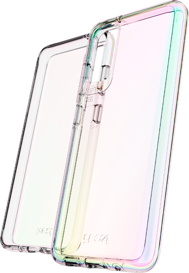 The Gear4 D3O Iridescent Crystal Palace Case has a protective sleek transparent construction that best shows off the cellular device with a patter of lustrous colour.