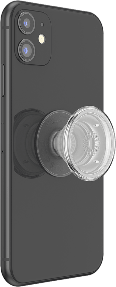 PopSockets 805136 PopGrip Clear Blanc