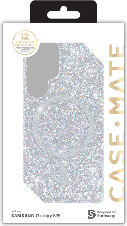 Étui Twinkle Disco de Case-Mate avec aimants pour Samsung Galaxy S25