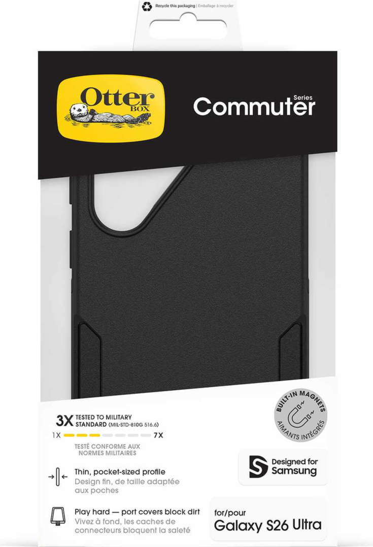 OtterBox 7799802 Étui Commuter avec Magnets Noir pour Samsung Galaxy S26 Ultra