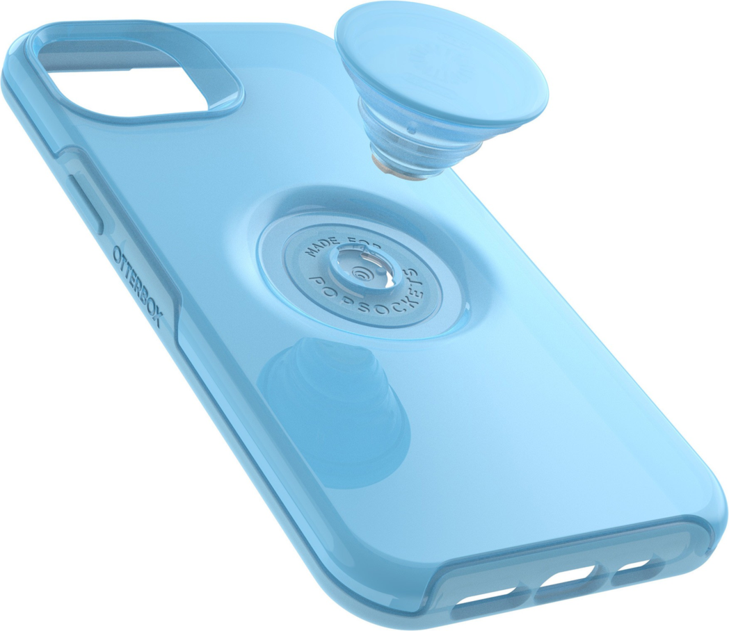 Otterbox Otter+Étui Pop Symmetry You Cyan This (Bleu) avec PopTop Echangeable pour iPhone 14 Plus