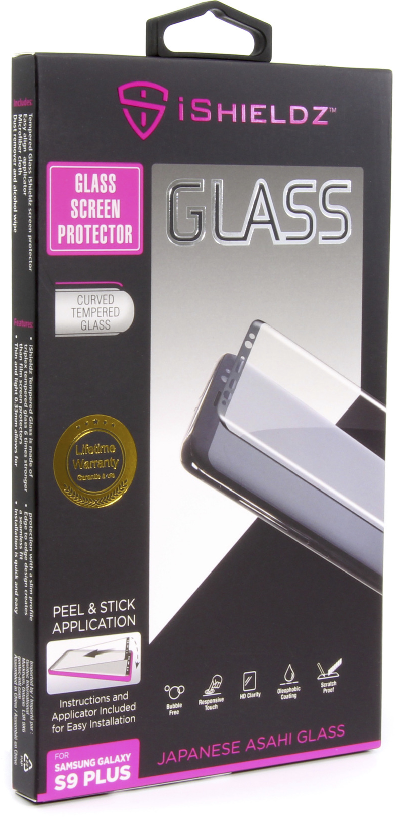Galaxy S8 Plus Curved Tempered Glass Screen Protector With Applicator