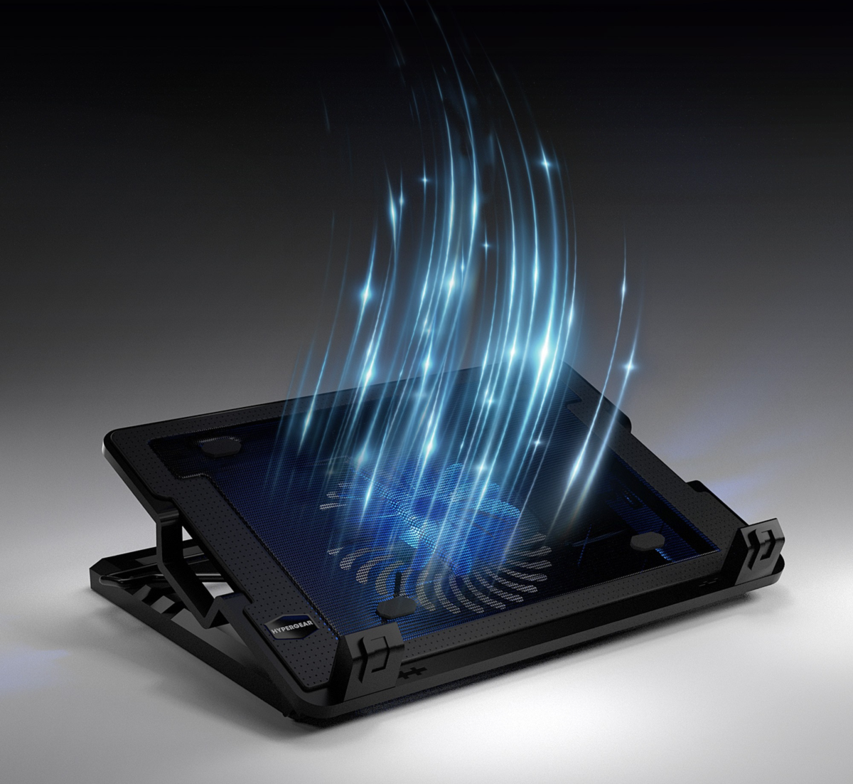 HyperGear - Support de refroidissement pour ordinateur portable UpRite Air - Noir