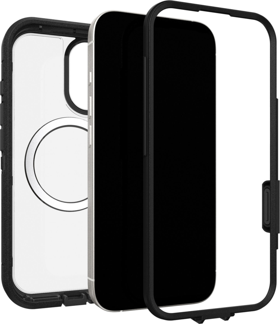 Get sleek, legendary phone protection with the OtterBox Defender Series Pro XT with MagSafe, a rugged dual-layer design that guards devices against drops, dirt, scrapes, and bumps.