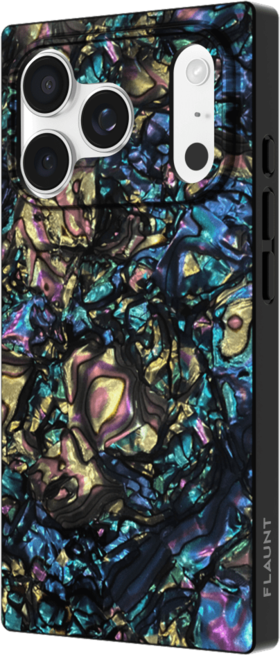 Flaunt - Square MagSafe Case for Apple iPhone 17 Pro - Abalone Shell