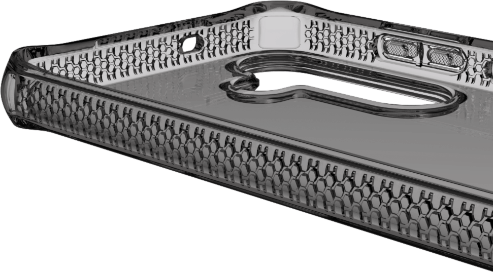 ITSKINS - Spectrum_R Clear Case for Samsung Galaxy S25 FE - Smoke