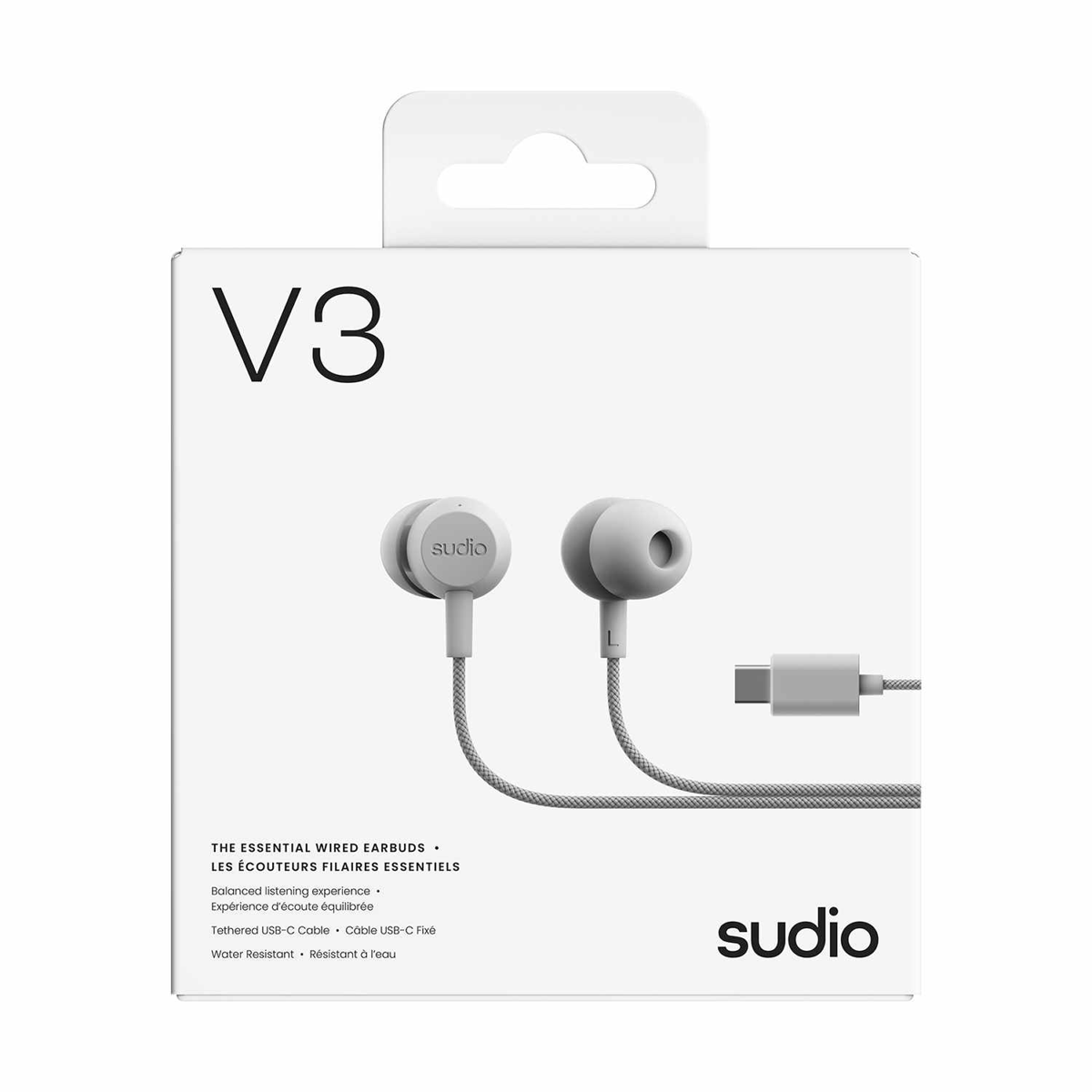 Sudio - V3 Wired Earbuds White