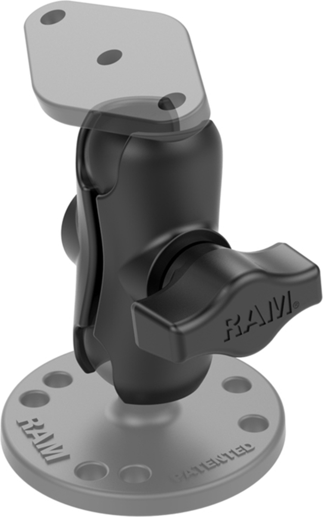 Extend your devices reach and customize it with the short 2.42” RAM Mount Double Socket Arm to attach any B Size RAM ball component. Made of powder-coated, marine-grade aluminum.
