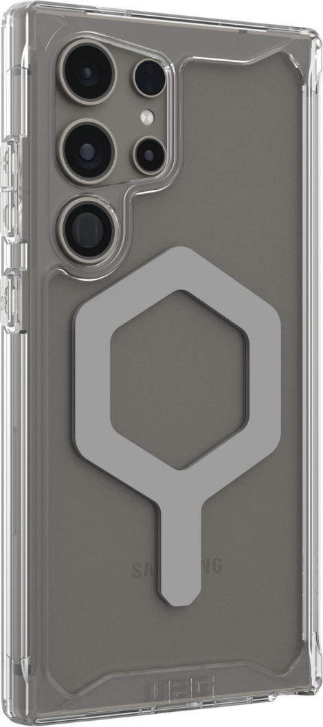Urban Armor Gear Uag - Plyo Pro Case For Samsung Galaxy S24 Ultra - Ice And Silver