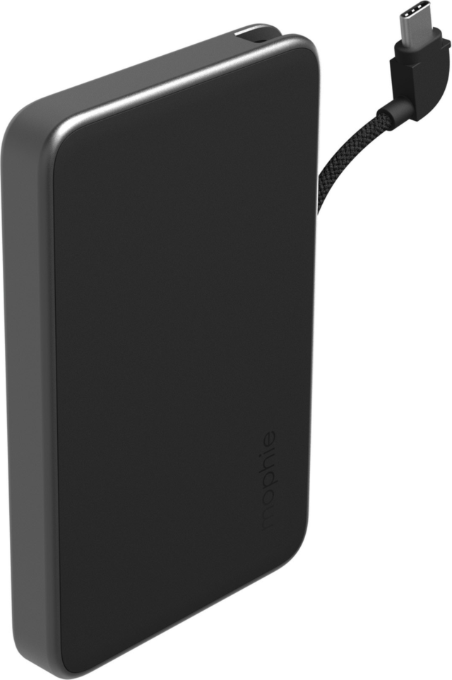 Mophie - Powerstation Plus 2024 Power Bank 5000 Mah - Black