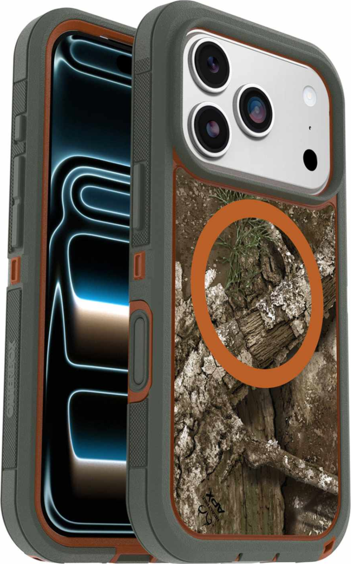OtterBox - Defender Pro XT Clear MagSafe Case Realtree for iPhone 18 Pro/17 Pro