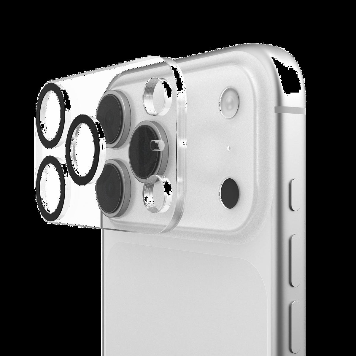 The UAG Camera Shield protects the full camera, providing HD clarity, superior strength, and an anti-fingerprint coating for maximum lens safety and original photo quality.