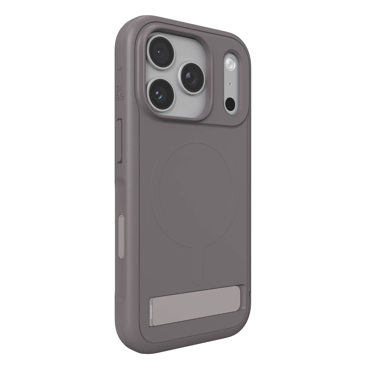 iPhone 18 Pro/17 Pro ZAGG Graphene Sedona Snap Kickstand Case - Robust Grey