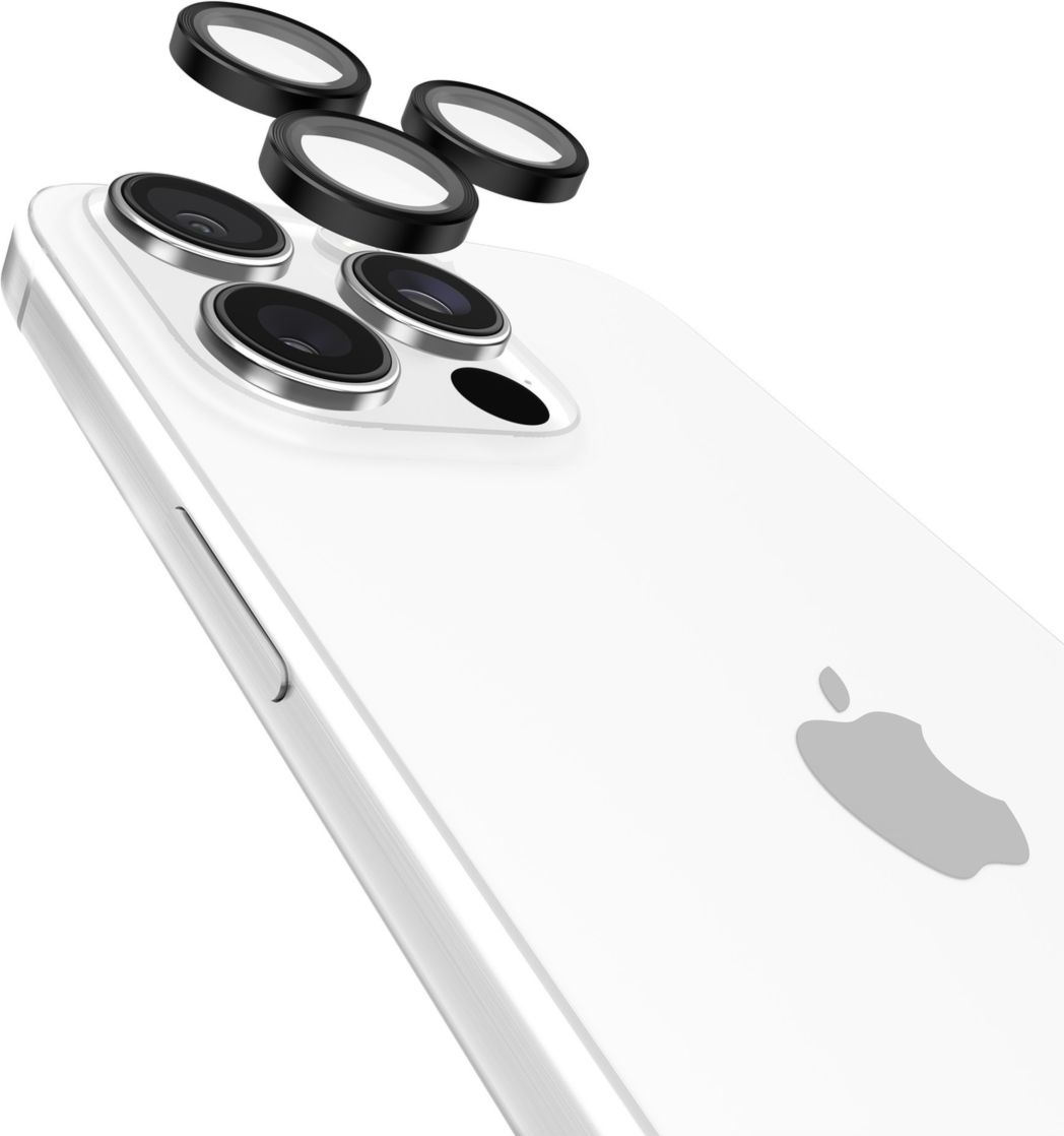 Keep the camera lens on your device in tip top shape with the Case-Mate Aluminum Ring Glass Lens Protector.
