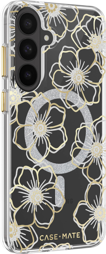 Samsung Galaxy S26 FE Case-Mate Floral Gems w/Magnet Case - Gold