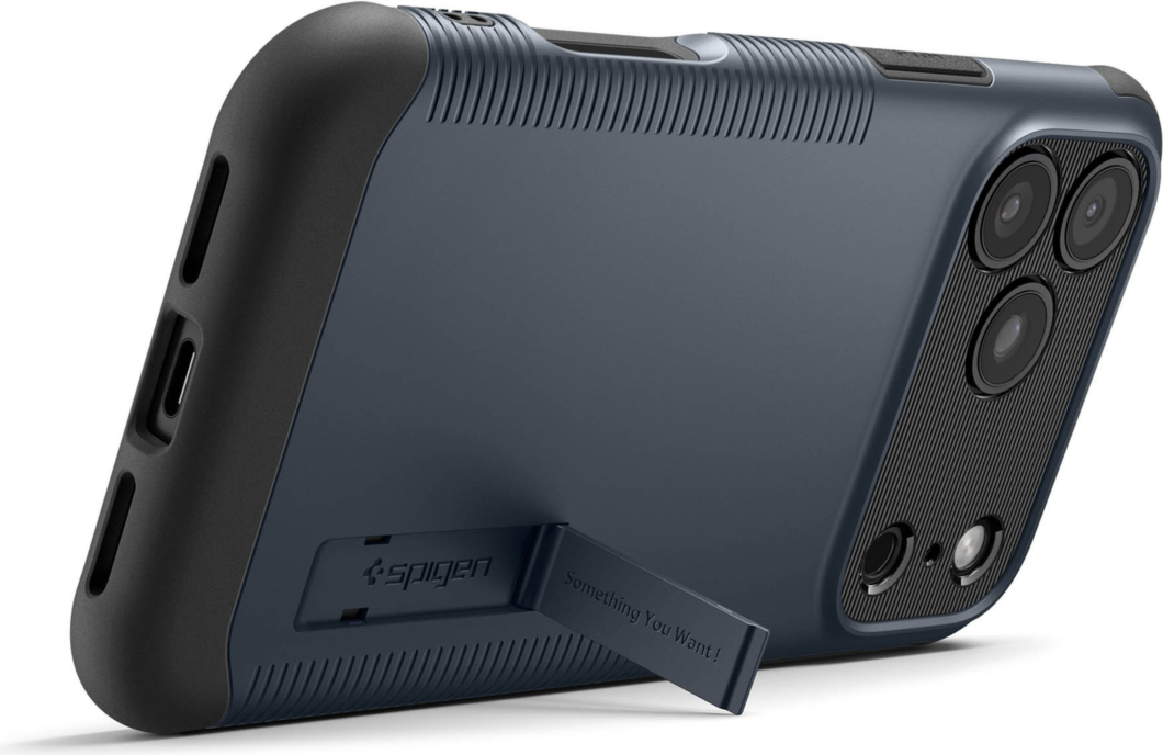 Spigen - Slim Armor MagFit Case Metal Slate for iPhone 17 Pro
