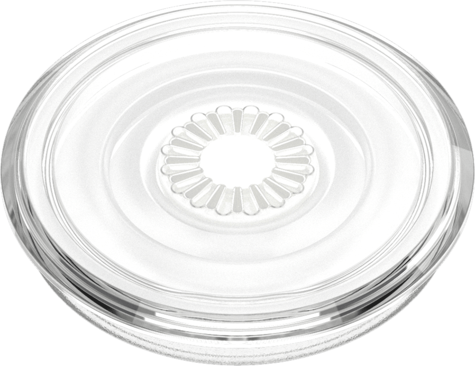 PopSockets 805136 PopGrip Clear Blanc