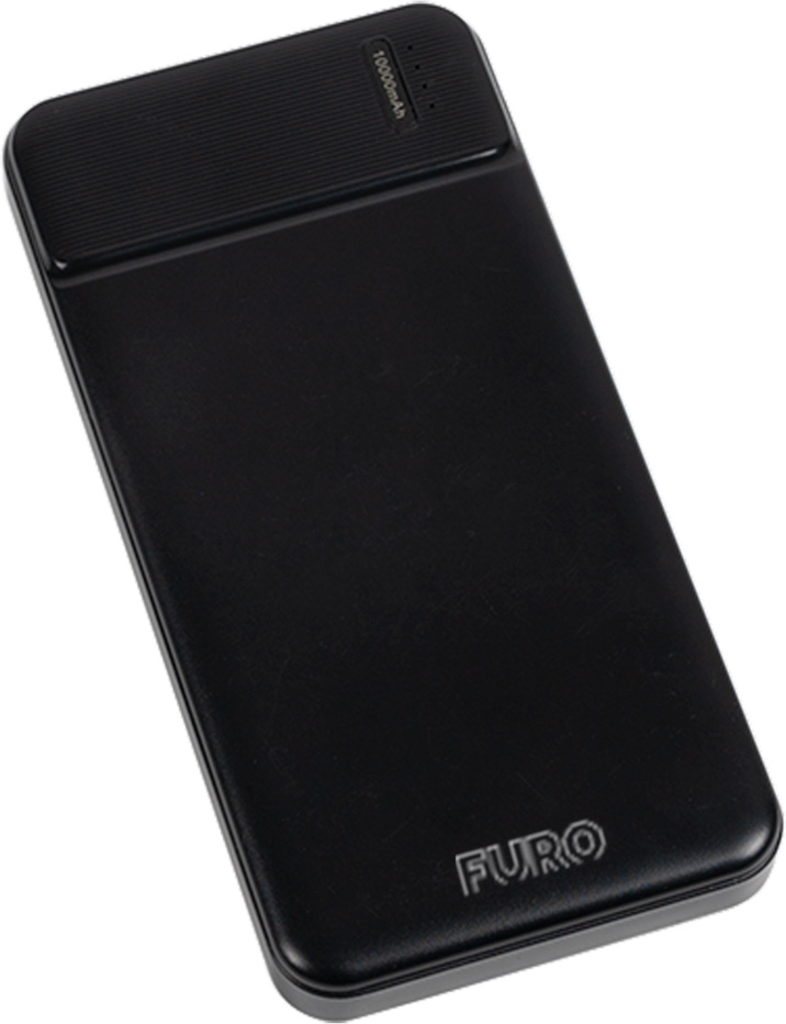 FURO 10000 Slim Power Bank - Black