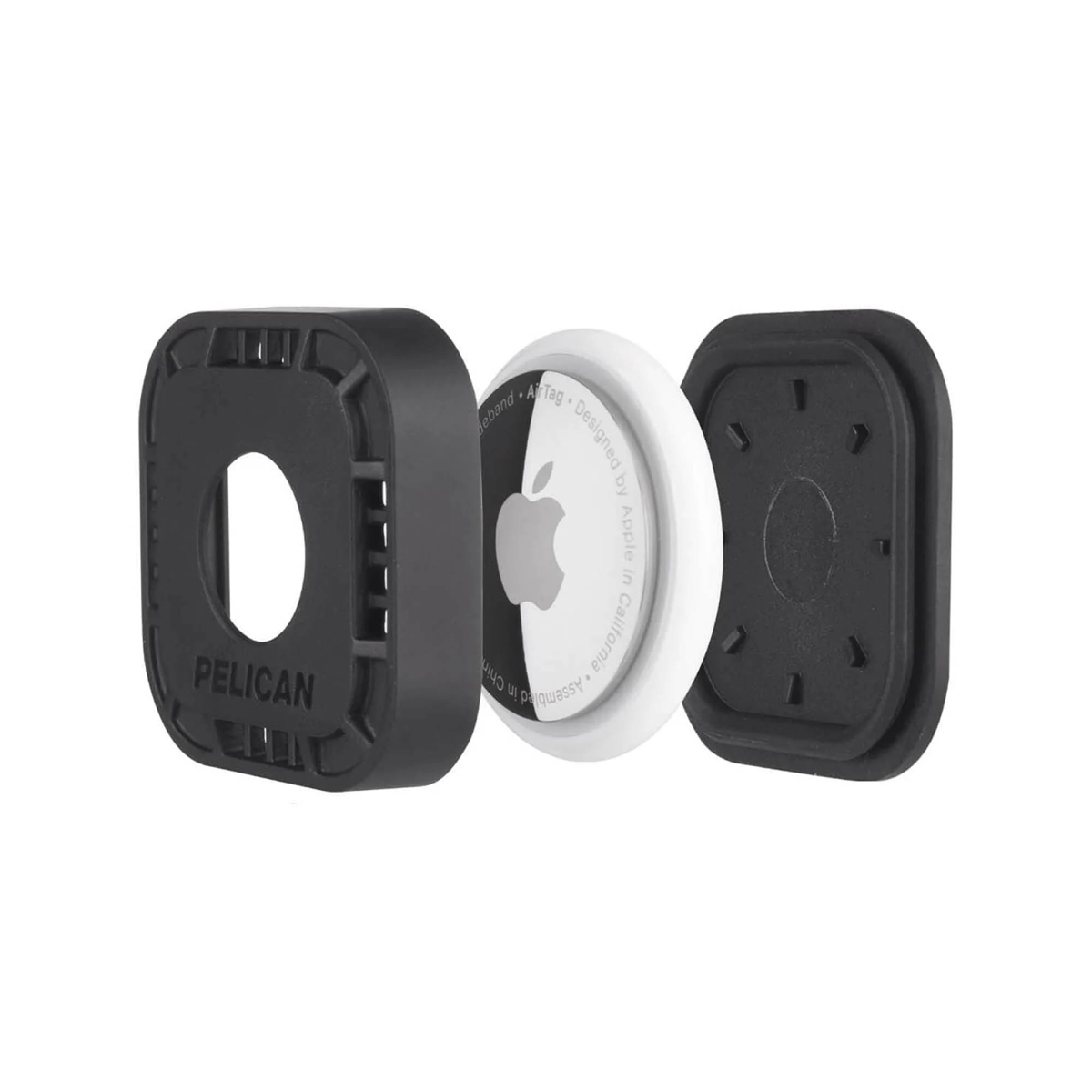 Apple AirTag Pelican Protector Support autocollant 4 unités - Noir