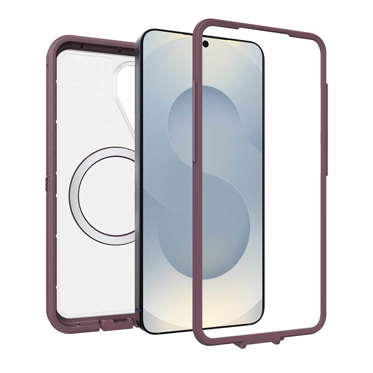 OtterBox - Defender Pro XT Clear Case w/Magnets Purple Mystery for Samsung Galaxy S26