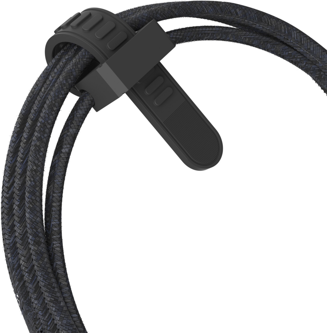 Rugged Kevlar Core USB-C to USB-C Charge/Sync Cable 5ft Black/Grey