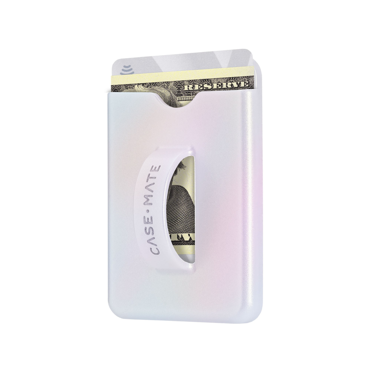 This Case-Mate magnetic wallet provides a secure hold with its built-in loop grip while also holding cards and cash.