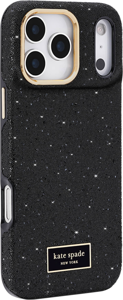 Kate Spade - Étui MagSafe Crystal Pave pour Apple iPhone 18 Pro - Nightfall