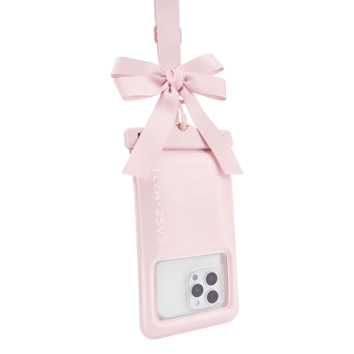 Pochette flottante universelle Case-Mate étanche à motif d’arc - Rose ballet