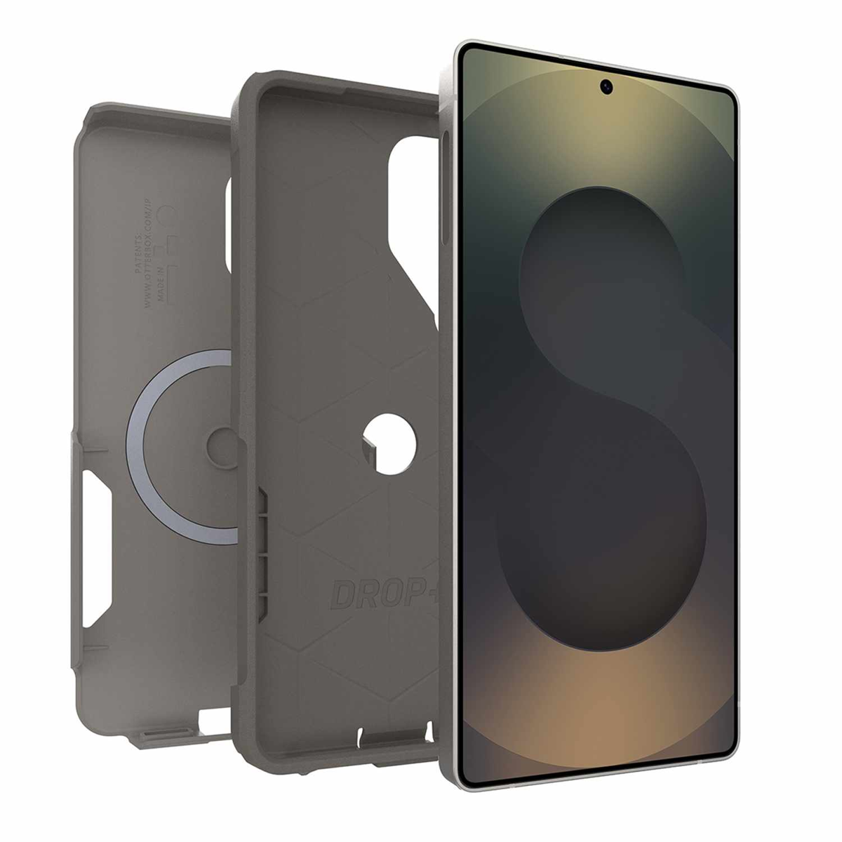OtterBox 7799805 Étui Commuter avec Magnets Comfort Gris pour Samsung Galaxy S26 Ultra