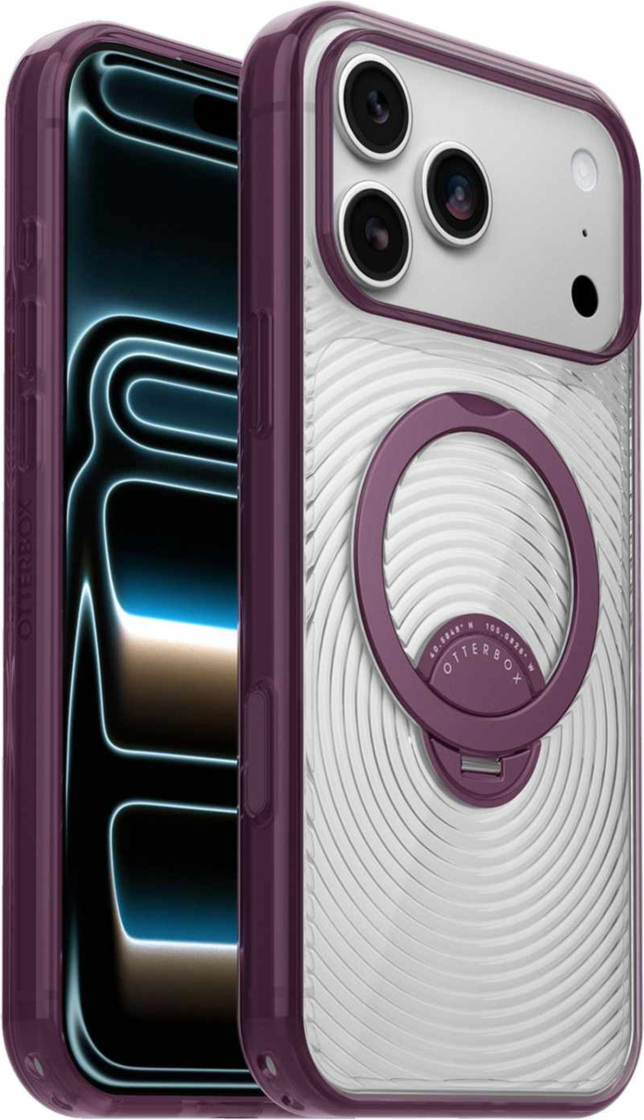OtterBox - Symmetry Stand MagSafe Case Vinum Purple for iPhone 18 Pro Max/17 Pro Max