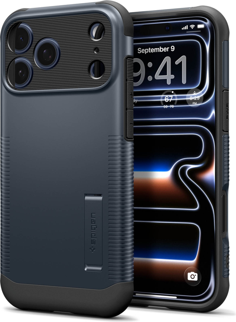 Spigen - Slim Armor MagFit Case Metal Slate for iPhone 17 Pro