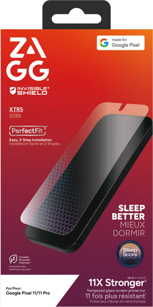 Google Pixel 11/11 Pro ZAGG InvisibleShield Glass XTR5 Screen Protector