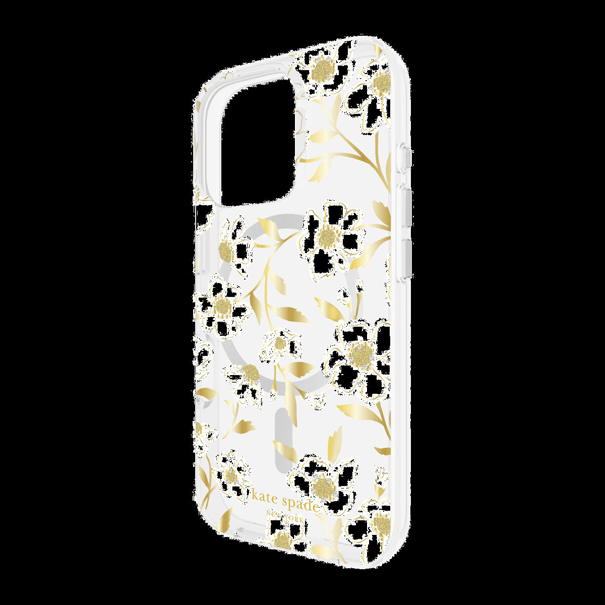 Fashion meets protection with the Kate Spade Protective Prints MagSafe series case, combining style with an impressive 12 ft drop protection and MagSafe compatibility.