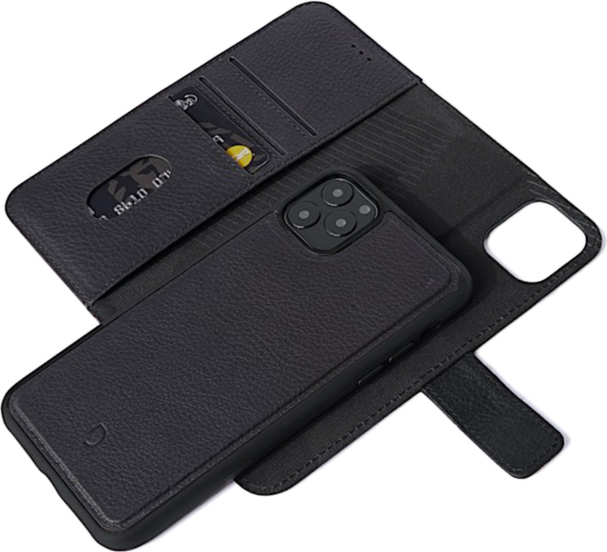 iPhone 11 Pro Leather Detachable Wallet Full Grain Leather Case